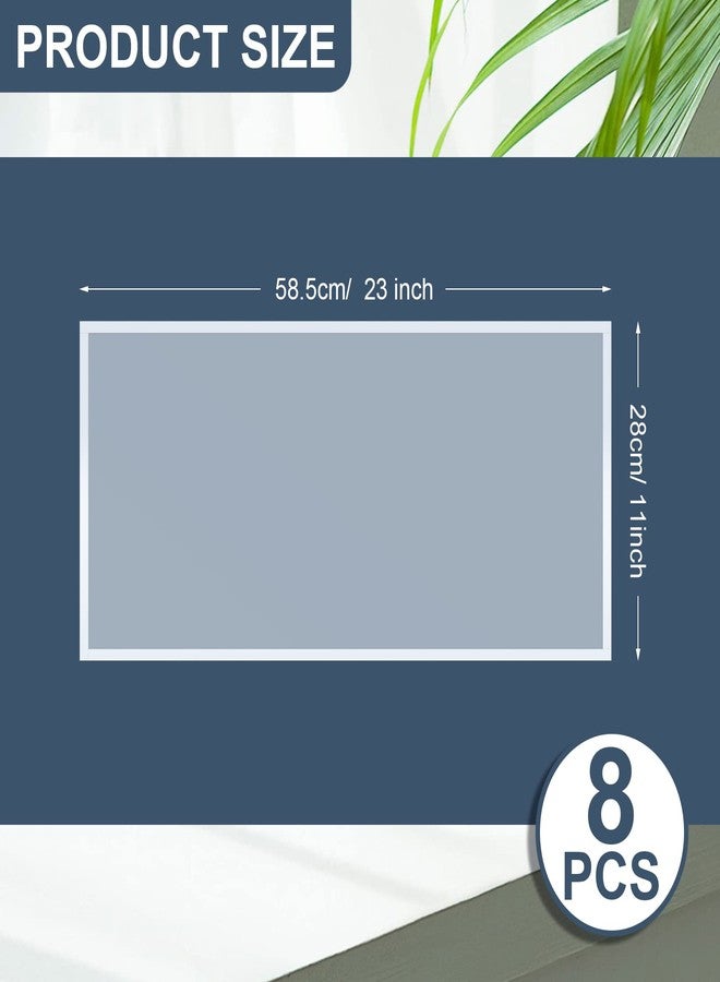 فاباي 12 قطعة من أغطية عدسات كابينة السفع الرملي، مصنوعة من فيلم البوليستر، لحماية العدسات الداخلية لكابينة السفع الرملي، لاصق، فيلم قياسي للسفع الرملي، مقاس 23 × 11 بوصة - Image 2